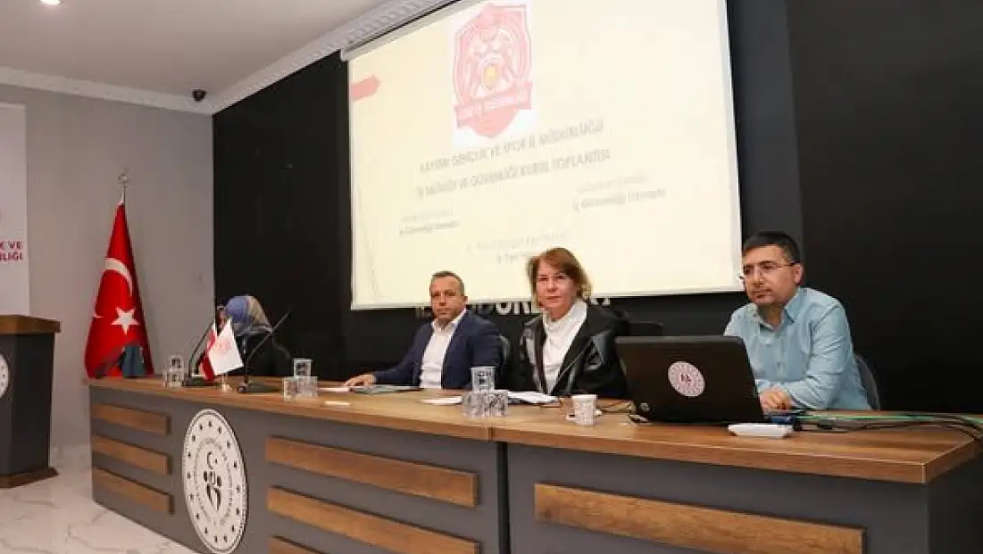 Kayseri Gençlik ve Spor İl Müdürlüğü’nde iş güvenliği gündemi
