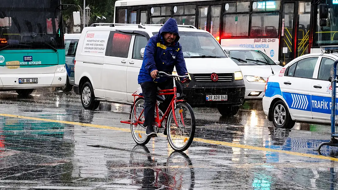 Kayseri için sağanak alarmı