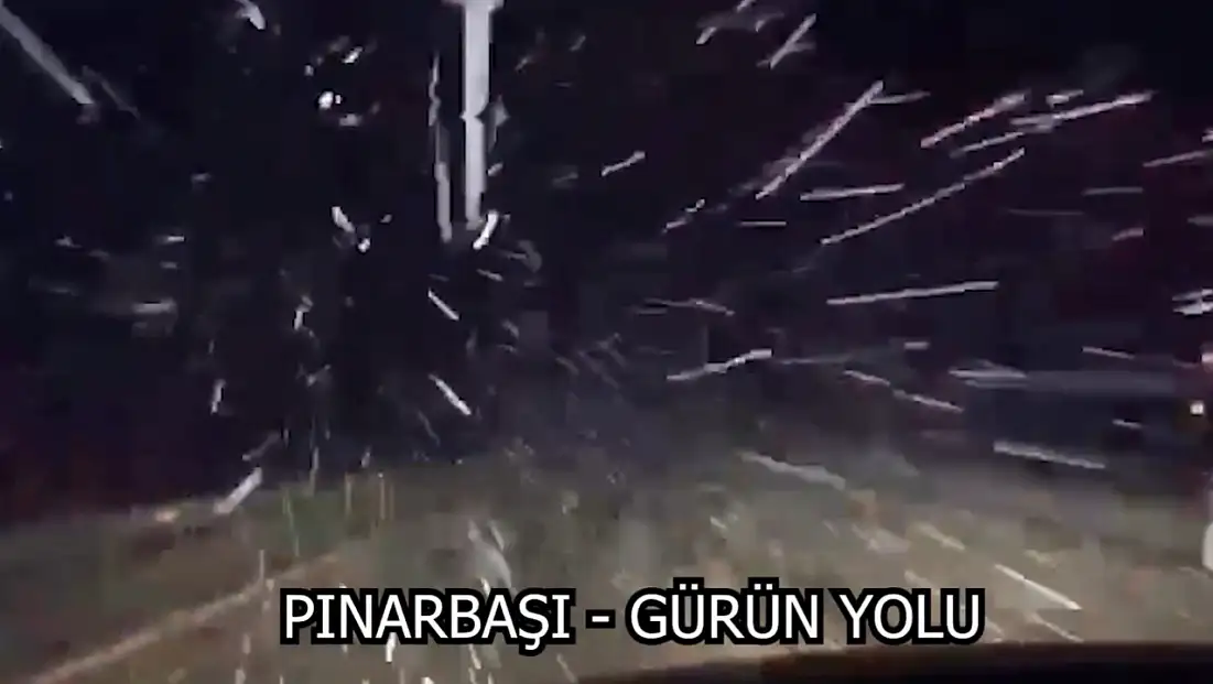 Kayseri’nin bakın hangi yollarında kar yağışı var?