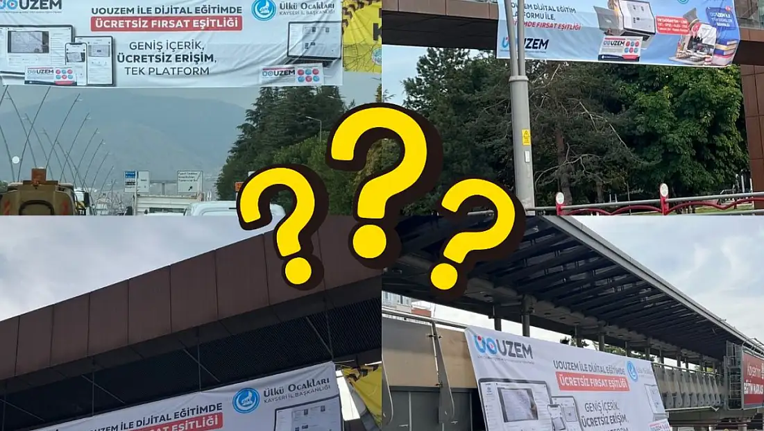Kayseri’nin en işlek noktalarında bu görüntü! Vatandaşlar merak etti