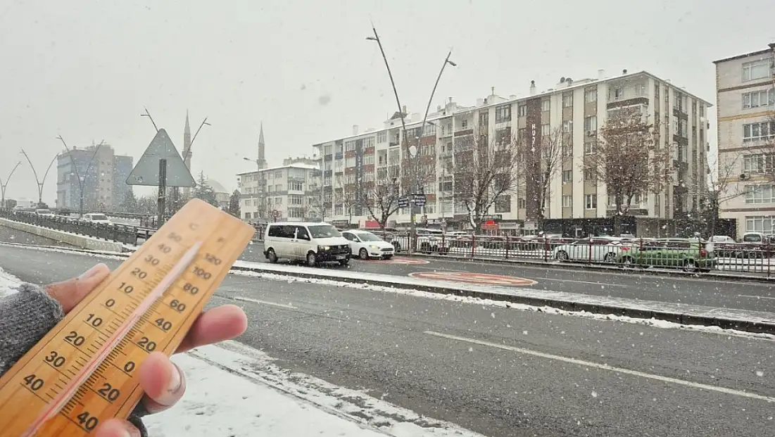 Kayseri’nin en soğuk yeri belli oldu! İki ilçede -23,4’ü gördü