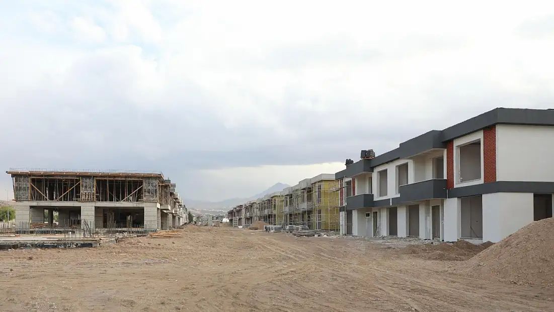 Kayseri'nin ilk yatay mimarisi hızla yükseliyor