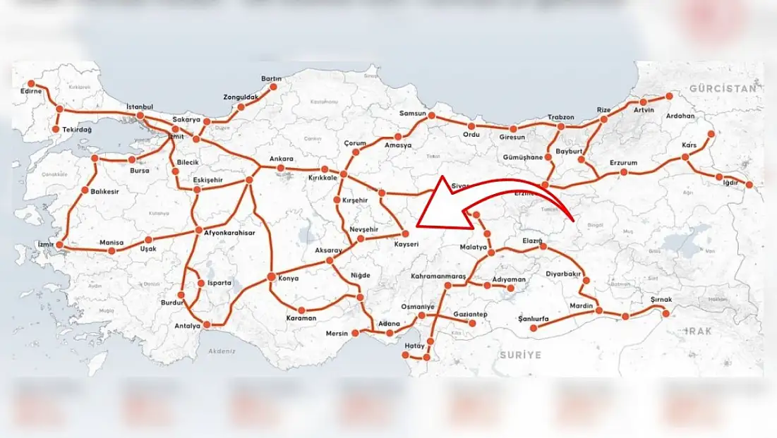 Kayseri'nin kaderi 2028'de değişecek! Edirne'den Kars'a uzanıyor