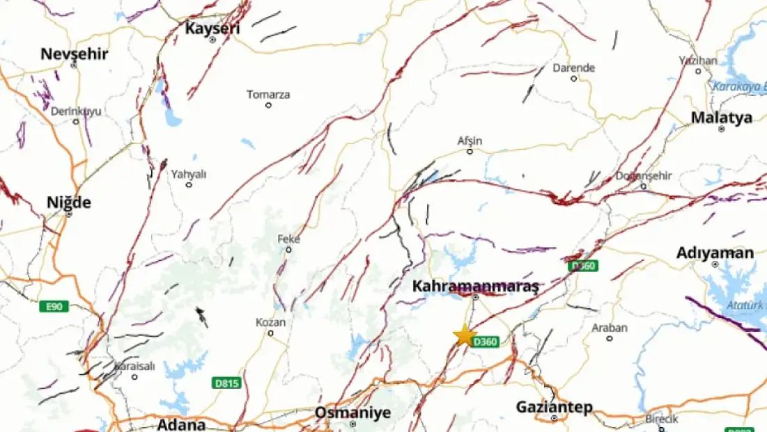 Kayseri'nin komşusunda deprem