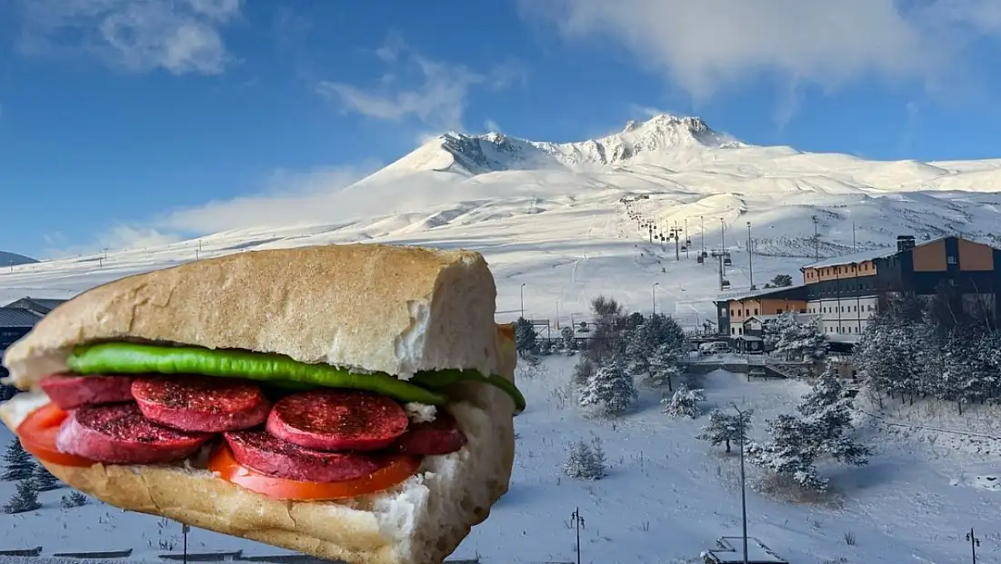 Kayseri’nin meşhur sucuk markasından 'Erciyes’te sezon açıldı' düzeltmesi