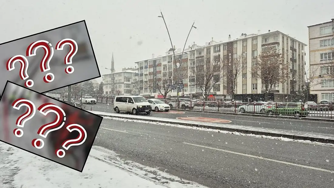 Kayseri’nin o bölgesinde kar yağışı başladı!