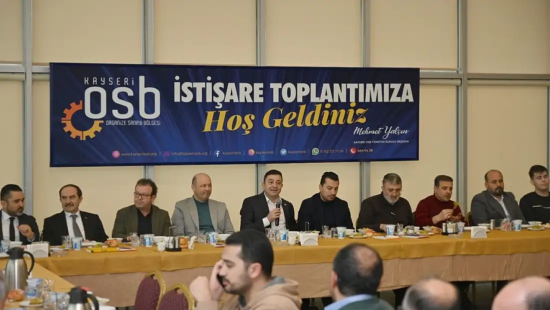 Kayseri’nin sanayicileri bu toplantıda bir araya geldi!