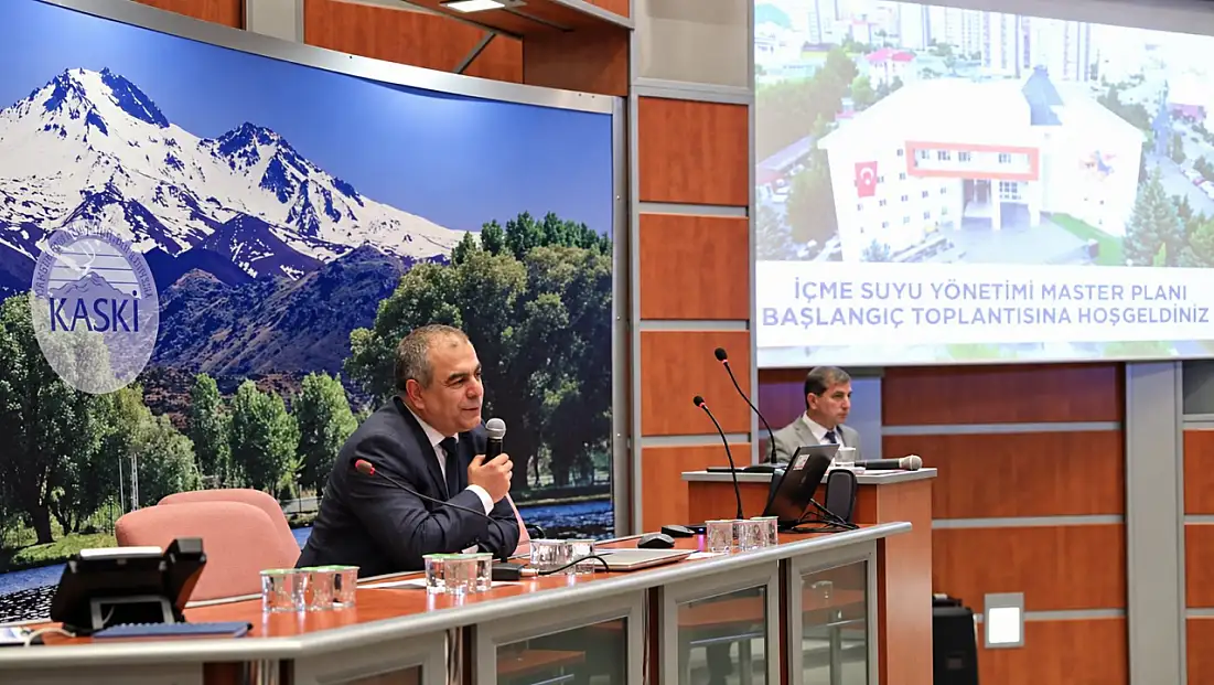 Kayseri’nin su geleceği için önemli adım: 2055’e uzanan plan hazırlandı