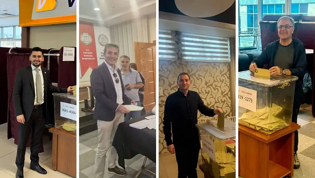 Kayseri’nin tanınan isimleri bugün oy kullandı!