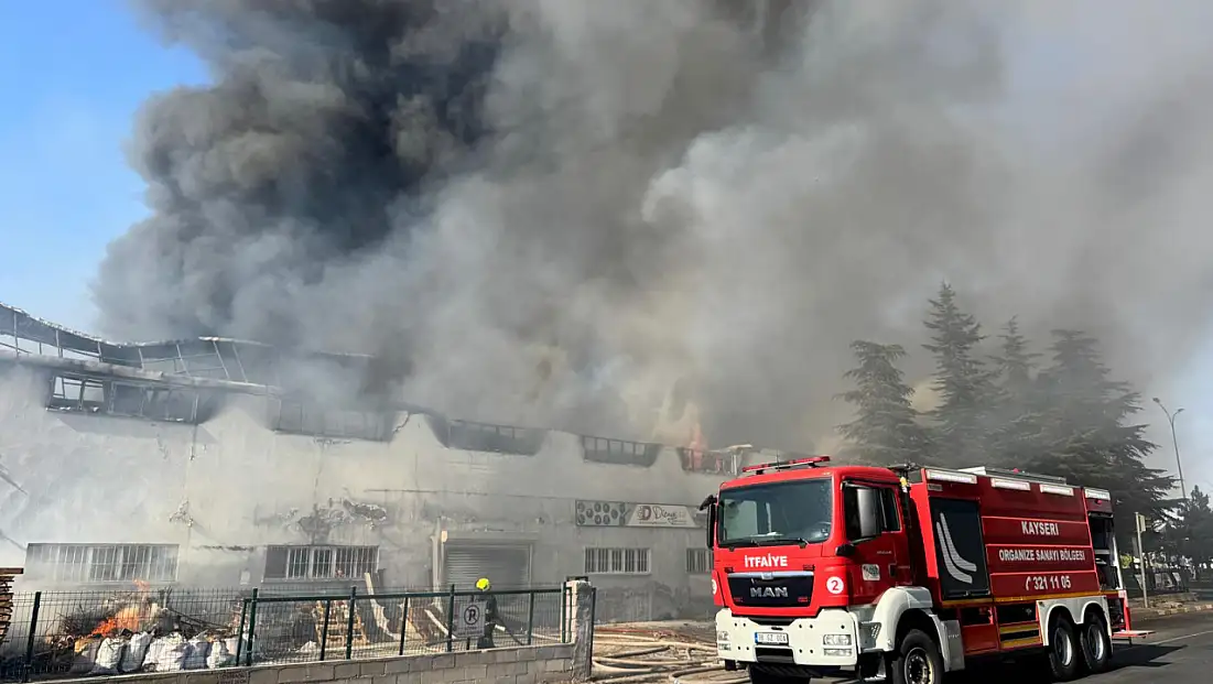 Kayseri OSB'de yangın çıktı!