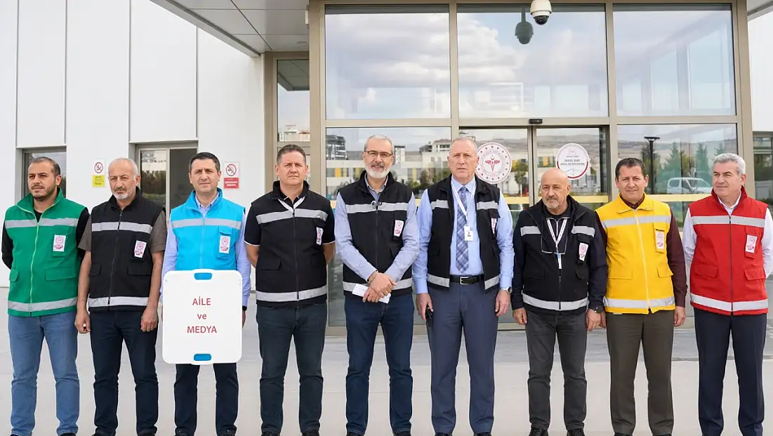 Kayseri Şehir Hastanesi’nde film gibi tatbikat!