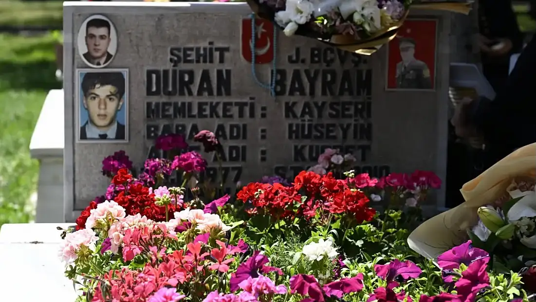 Kayseri Şehit Jandarma Duran Bayram'a dualar okudu
