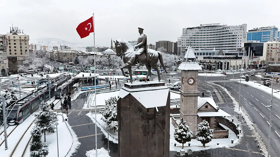 Kayseri’ye kar yeniden geliyor! Meteoroloji gün verdi