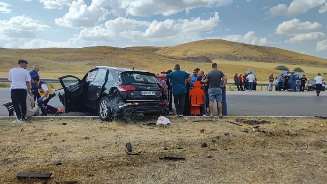 Kayseri yolunda kaza: 1’i ağır 8 yaralı