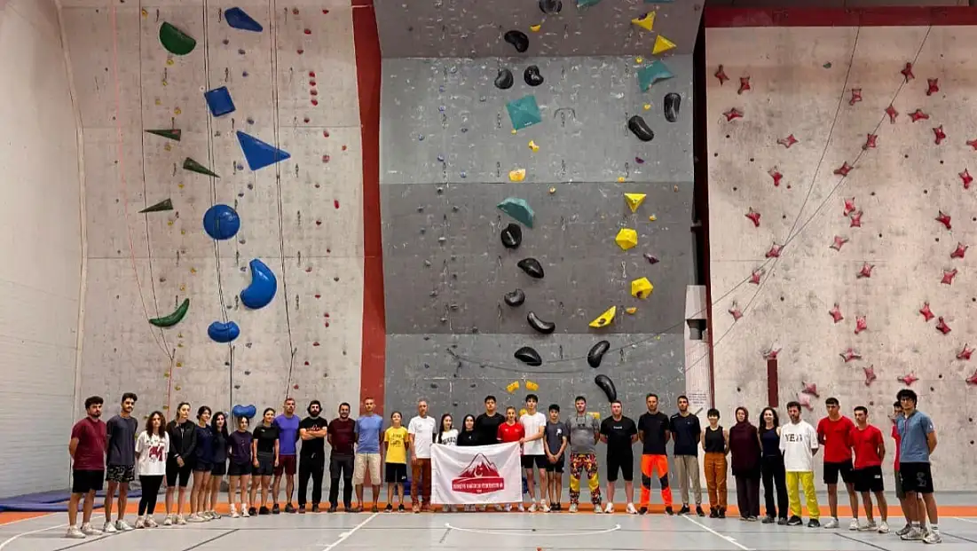 Kayserili 29 sporcu spor tırmanışta ileri seviye eğitim hakkı kazandı