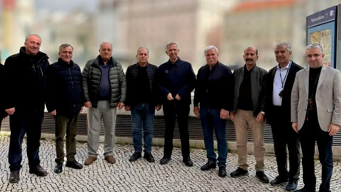 Kayserili Belediye Başkanları Lizbon’da Mansur Yavaş ile bir araya geldi!