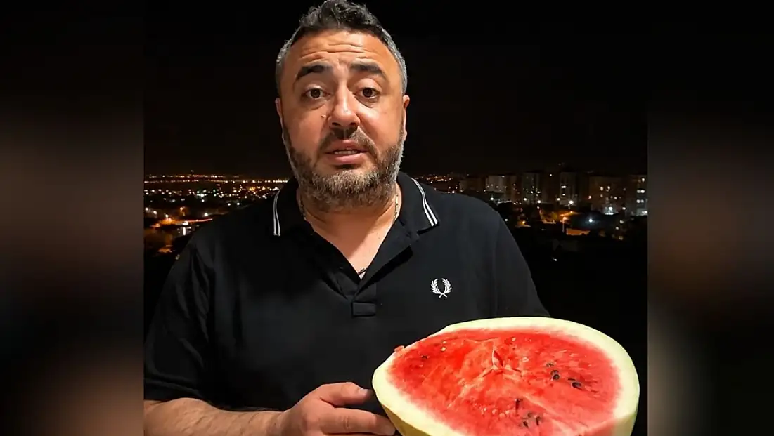 Kayserili fenomen karpuz yumrukladı!