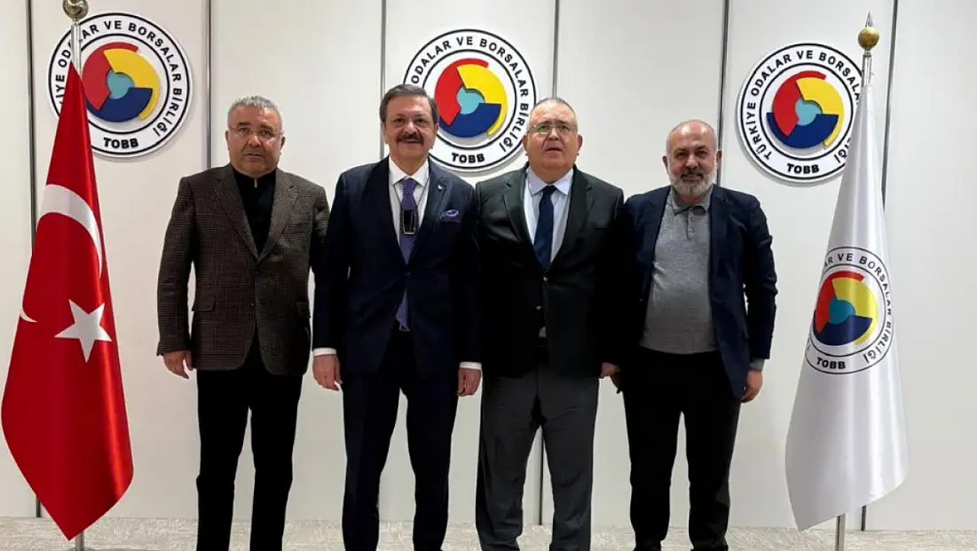 Kayserili iş adamlarından Ankara'da dikkat çeken ziyaret