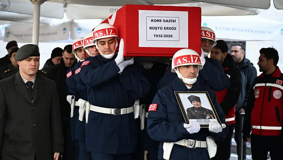 Kayserili Kore Gazisi toprağa verildi