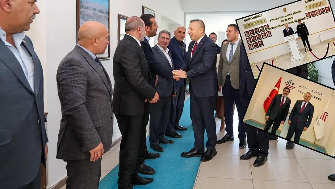 Kayserili Vali’nin veda ziyaretleri başladı! Bakın kimlerle bir araya geldi?