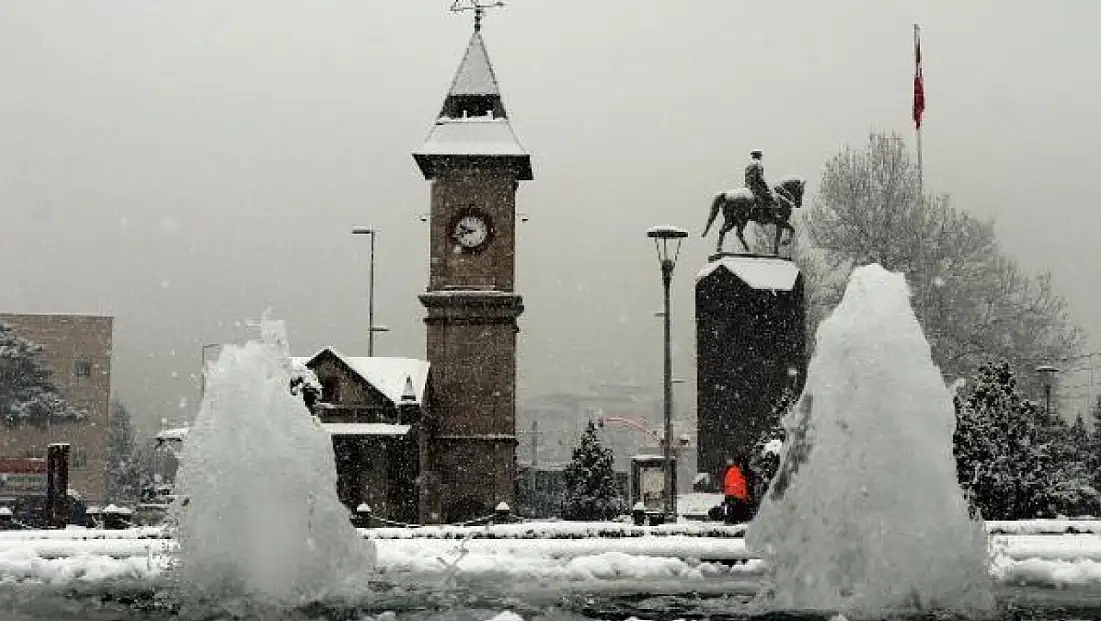 Kayserililer yeni yıla karla girecek