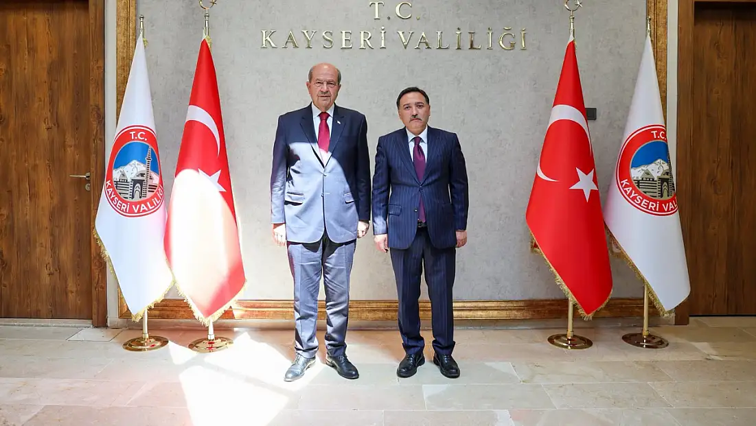 KKTC 5’inci Cumhurbaşkanı  Ersin Tatar’dan Vali Çiçek’e ziyaret
