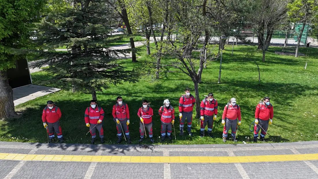 Kocasinan'da parklar ve bahçeler mercek altında
