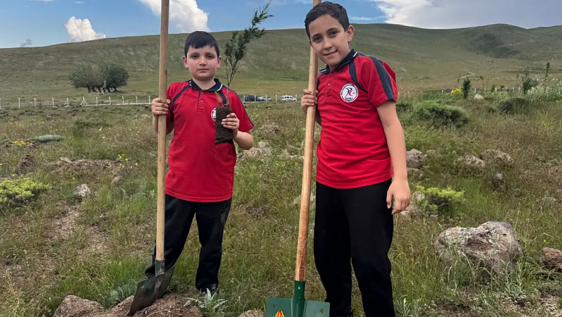Büyükşehir’den Develi’de ağaçlandırma projesi hayata geçirildi