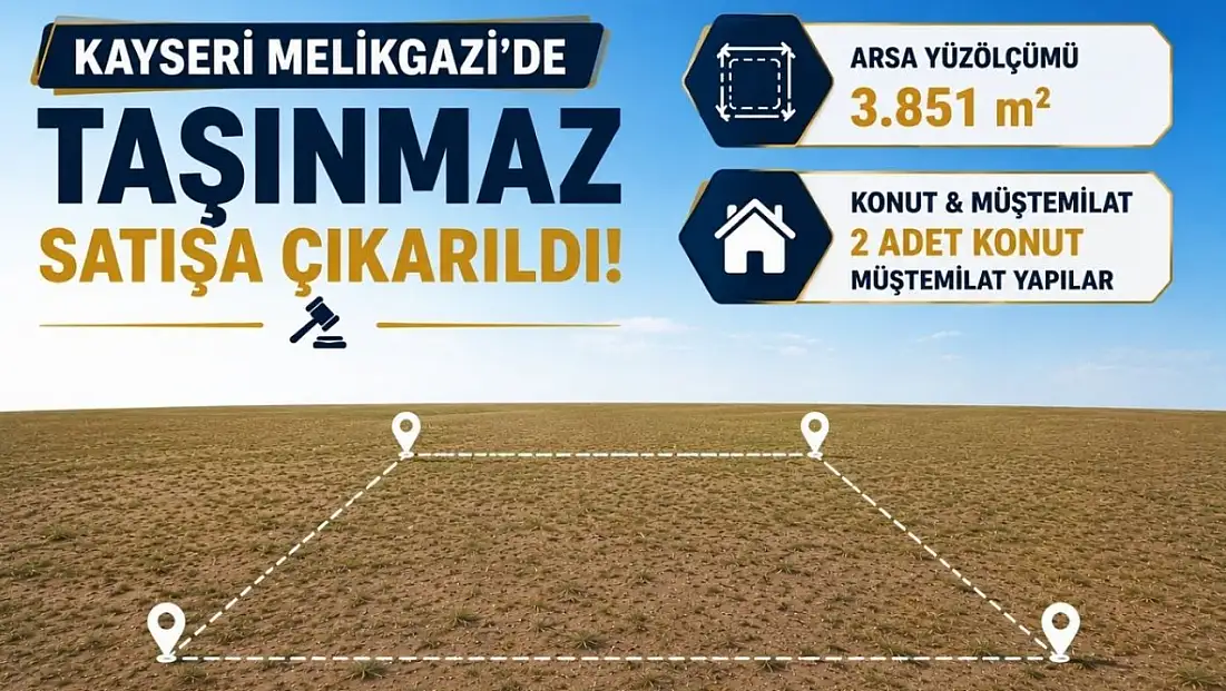 Kayseri'de icradan 42 milyonluk satış