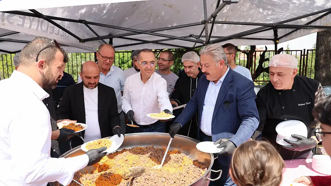 Melikgazi'de birlik ve beraberlik pilavla tatlandı