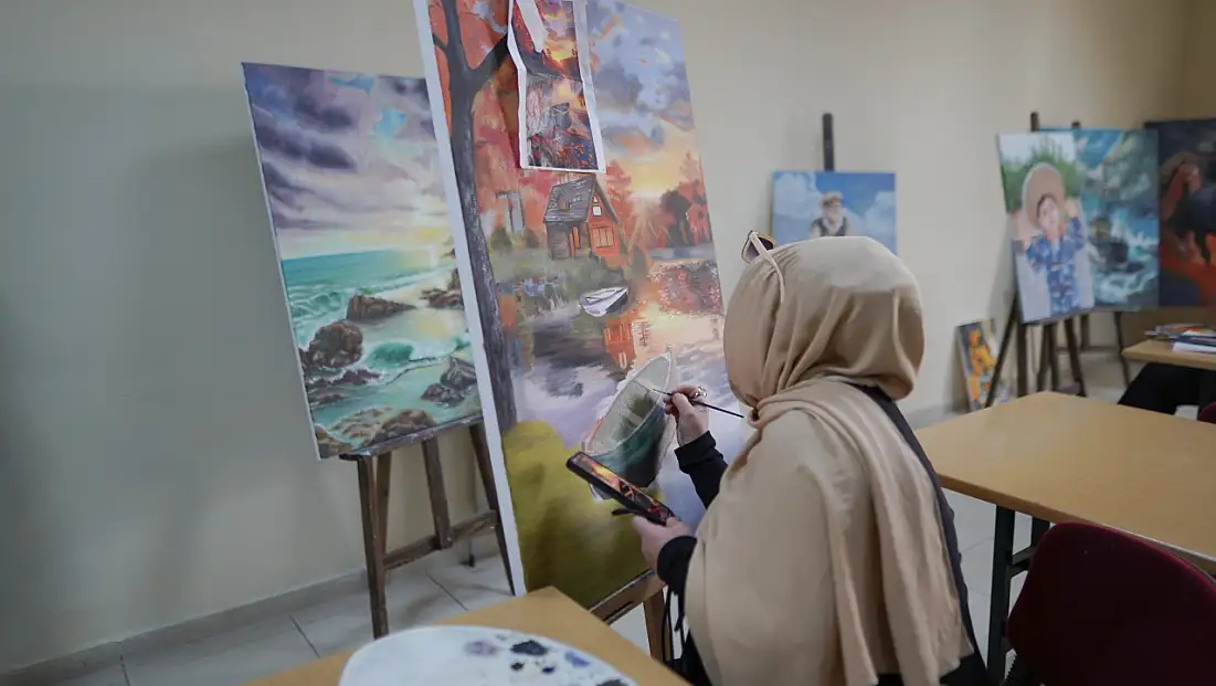 Melikgazi’de kurslar dolup taşıyor