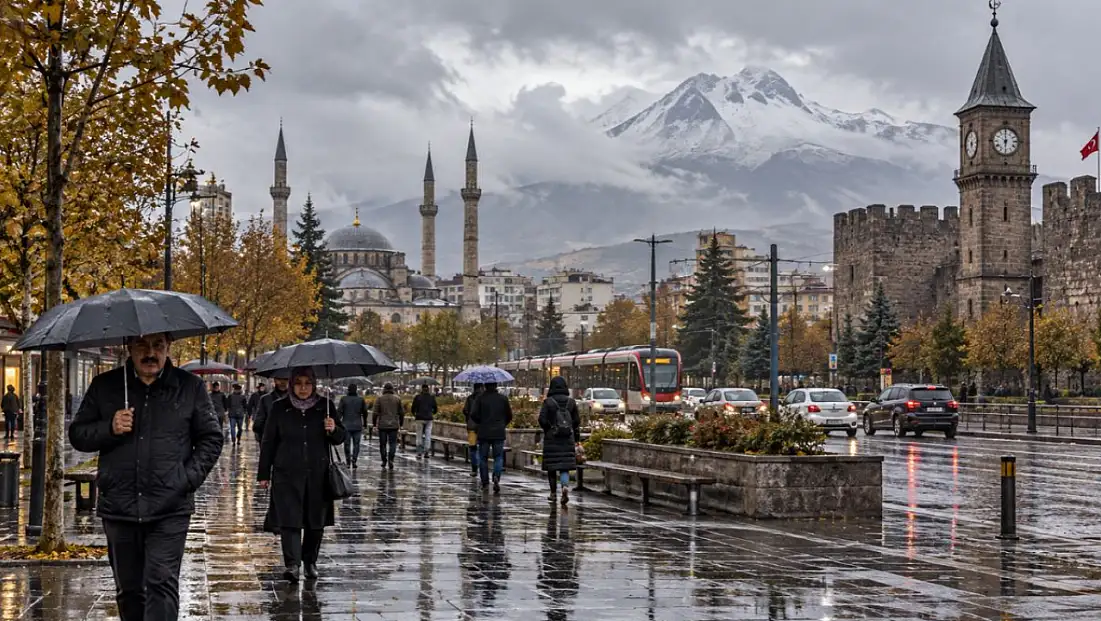 Meteoroloji’den Kayseri’ye yağış uyarısı: 4 gün sürecek!