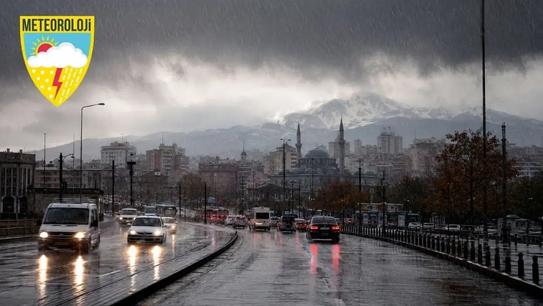Meteoroloji gün gün paylaştı: Kayseri’ye yağış  geliyor!