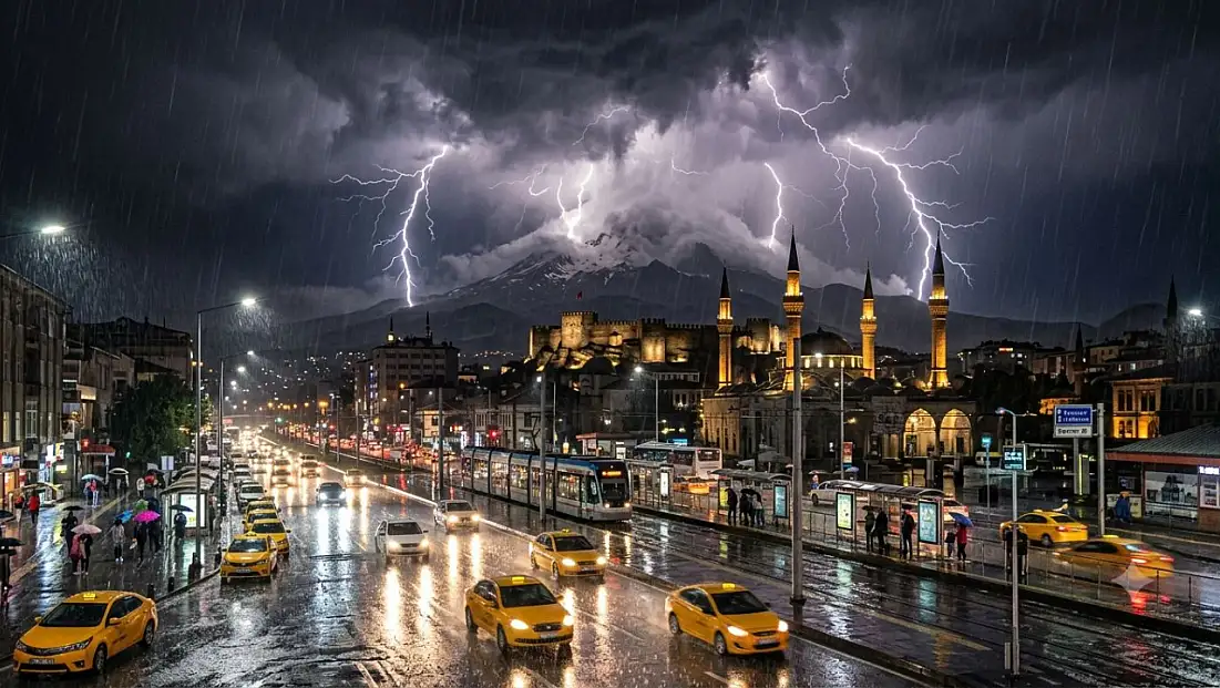 Meteoroloji saat verdi: Kayseri'yi etkileyecek!