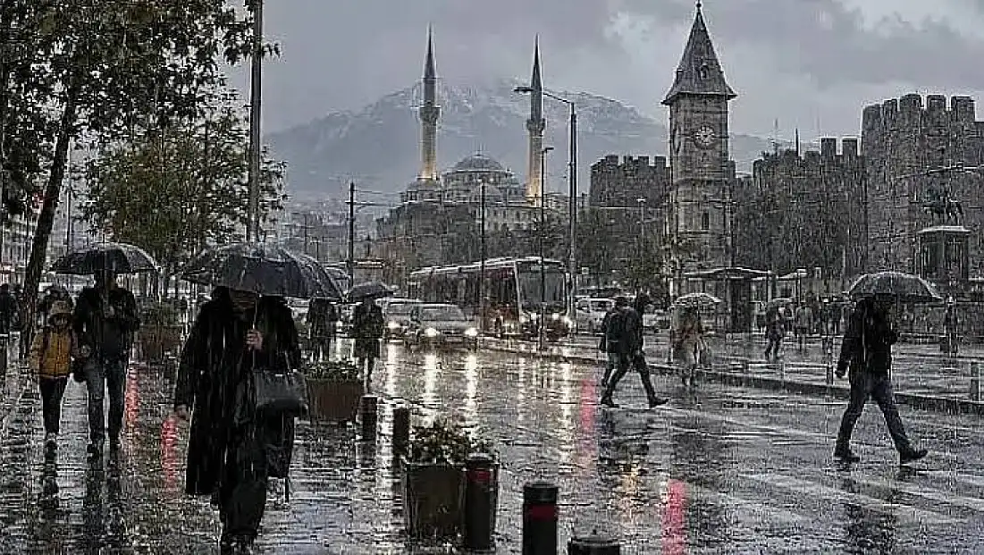 Meteoroloji uyardı! Kayseri'ye yağışlı havalar geri dönüyor