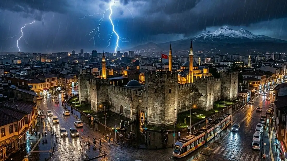 Meteoroloji yayınladı: Kayseri’nin 8 ilçesini etkileyecek!