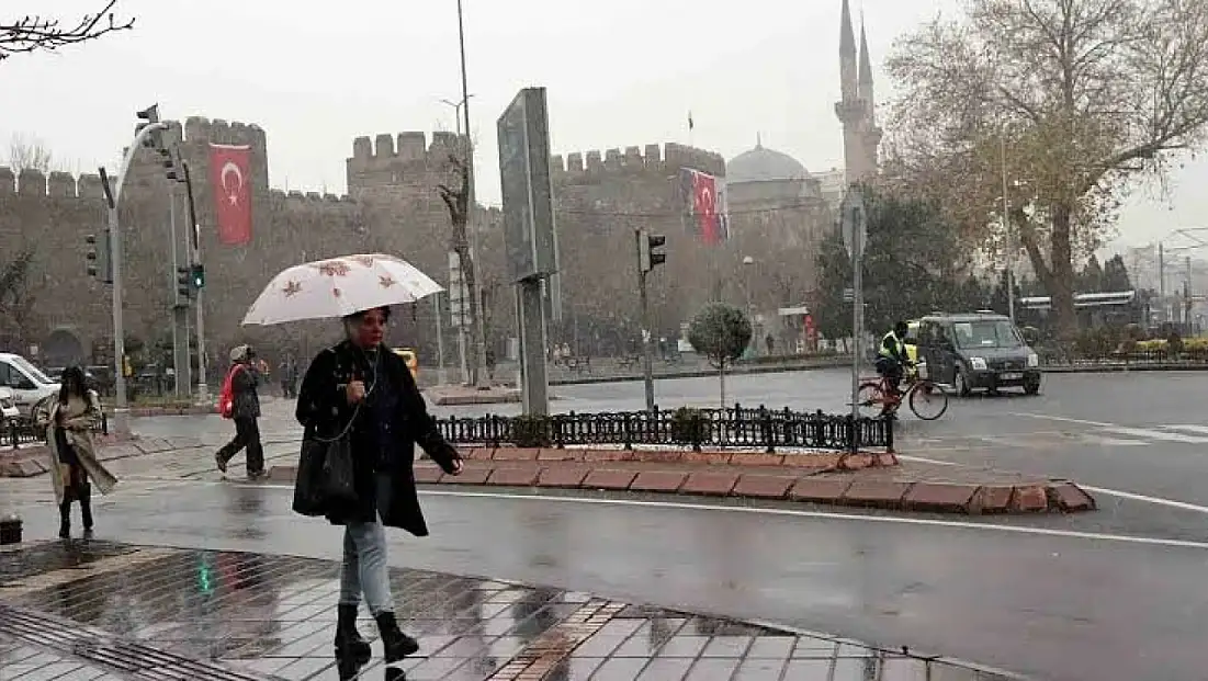 Meteorolojiden Kayseri'ye yağış uyarısı