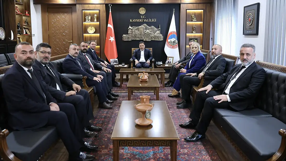 MHP Kayseri’de yeni yönetimin ilk durağı Valilik oldu!