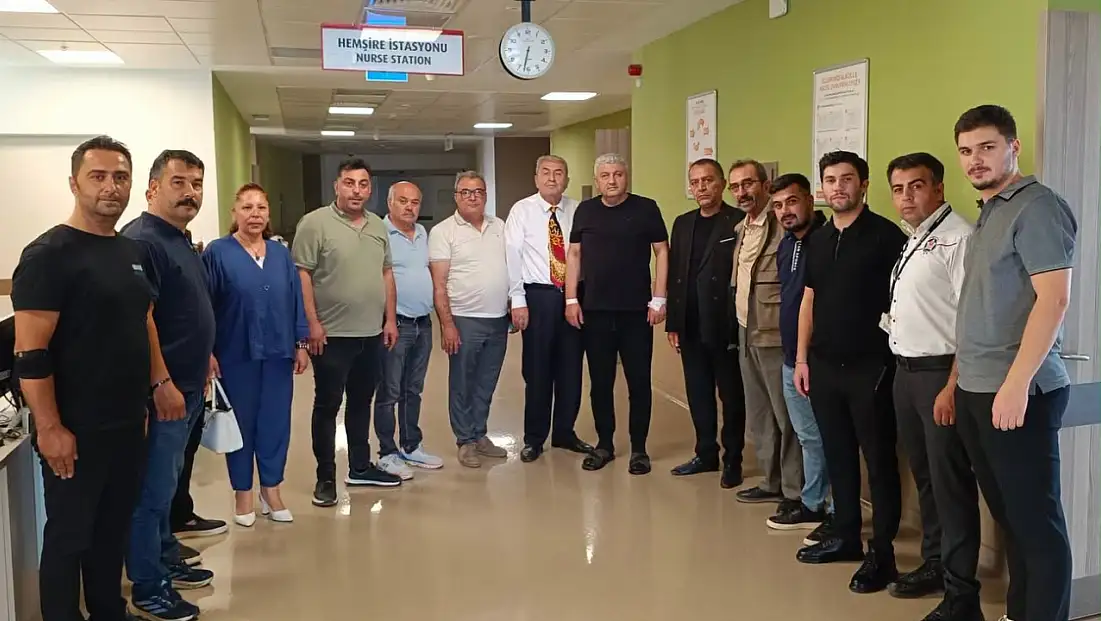 MHP’liler Kayseri’de hastaneye akın etti! Başkanın son durumu nasıl?