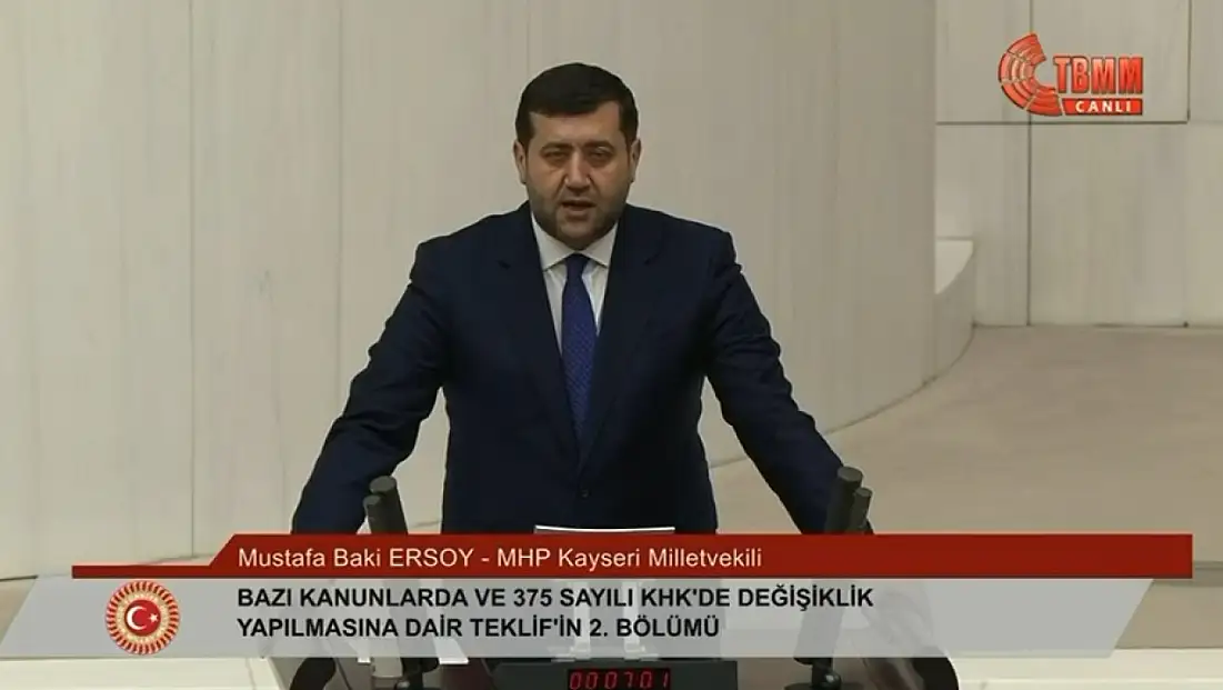 MHP Milletvekili Ersoy: BİK komisyonları düşürülsün