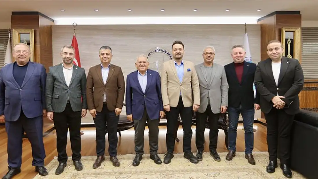 Nevşehirli başkanları Kayseri'de