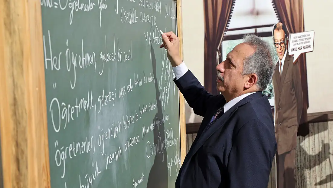 Öğretmen Başkandan Öğretmenler Günü mesajı