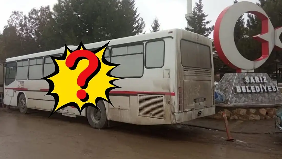 Sarız'da dikkat çeken araç! Neden geldiği sonradan anlaşıldı