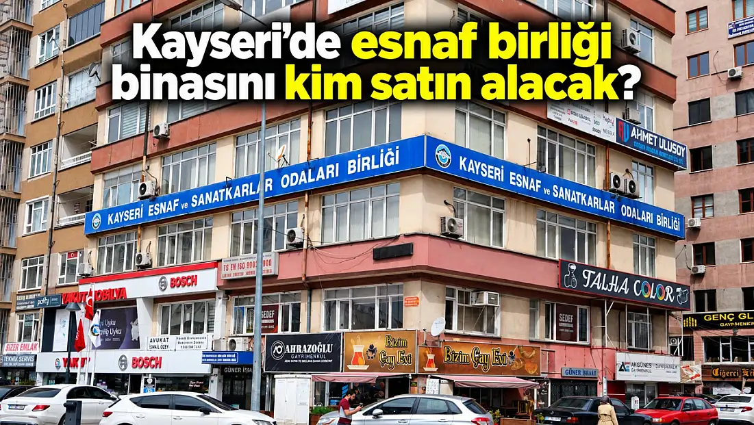 Son 1,5 saat! Kayseri'de esnaf binası satılıyor