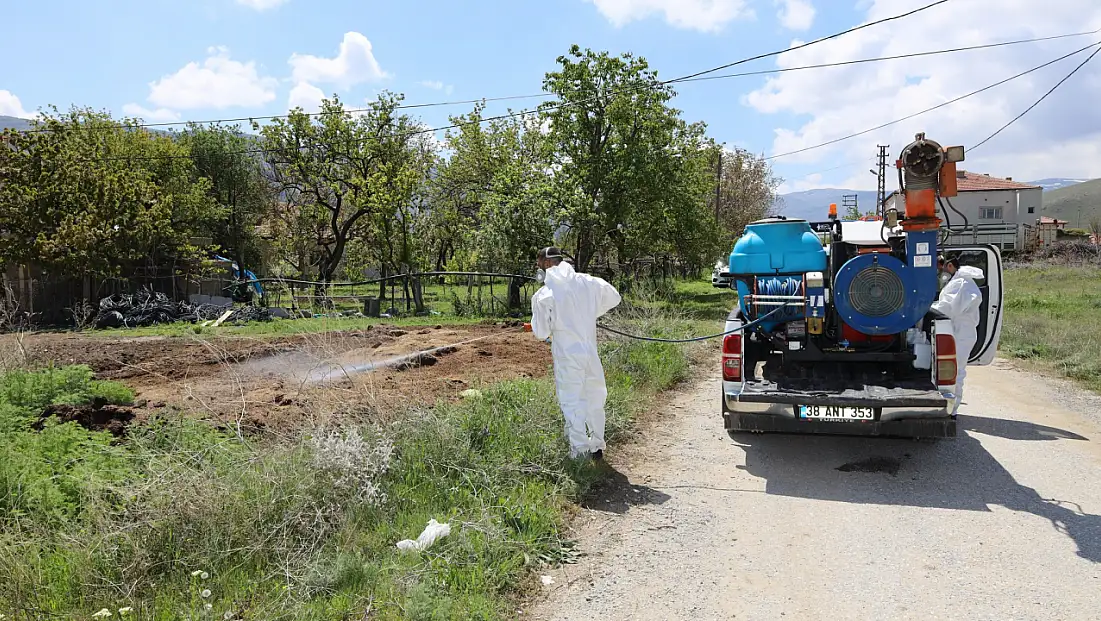 Sulak bölgelerden dere yataklarına! Kayseri’de belediyenin larva alarmı