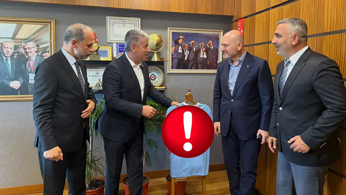 Süleyman Soylu, Kayseri Milletvekilinin odasındaki formanın izini sürdü