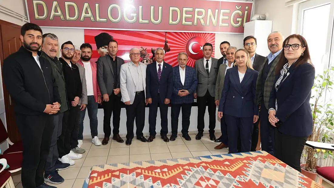 Talas Belediye Başkanı, Dadaloğlu Derneği yönetimiyle buluştu