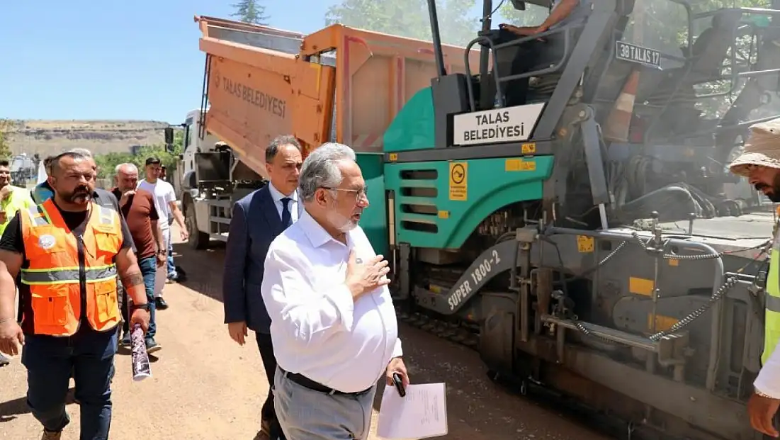 Talas'ta asfalt yılı ilan edildi: Yollar yenilendi