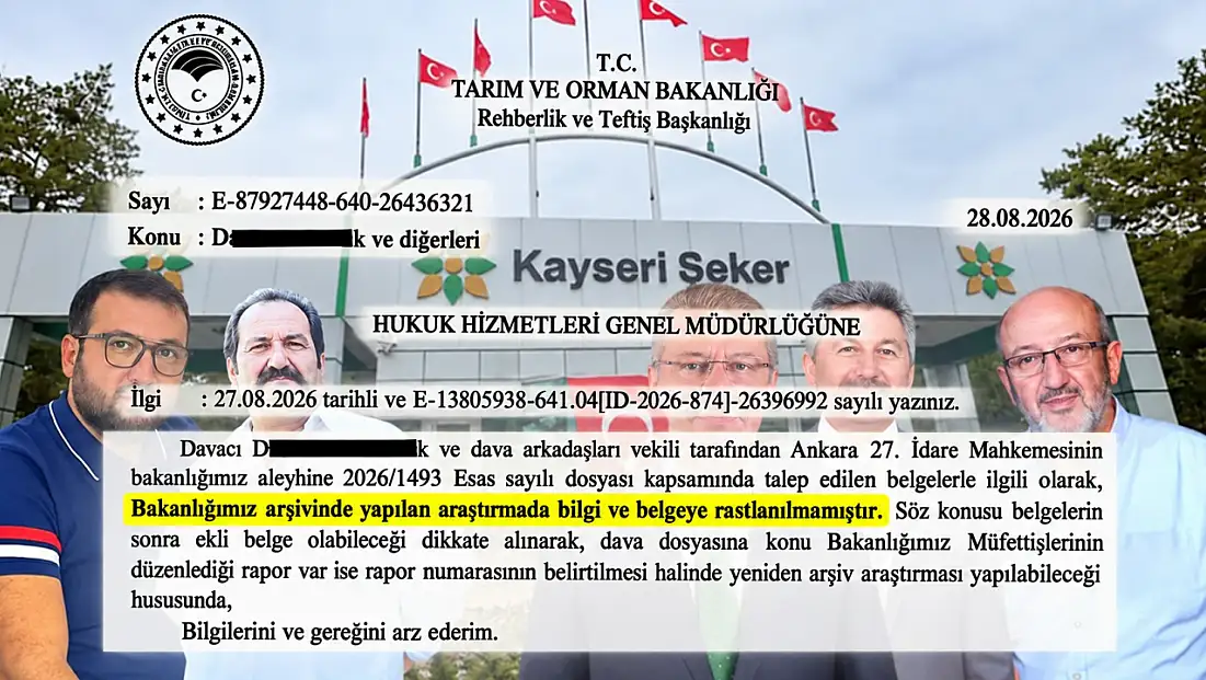 Tarım Bakanlığı’ndan Mahkeme’ye Hüseyin Akay’ı şok edici yanıt!