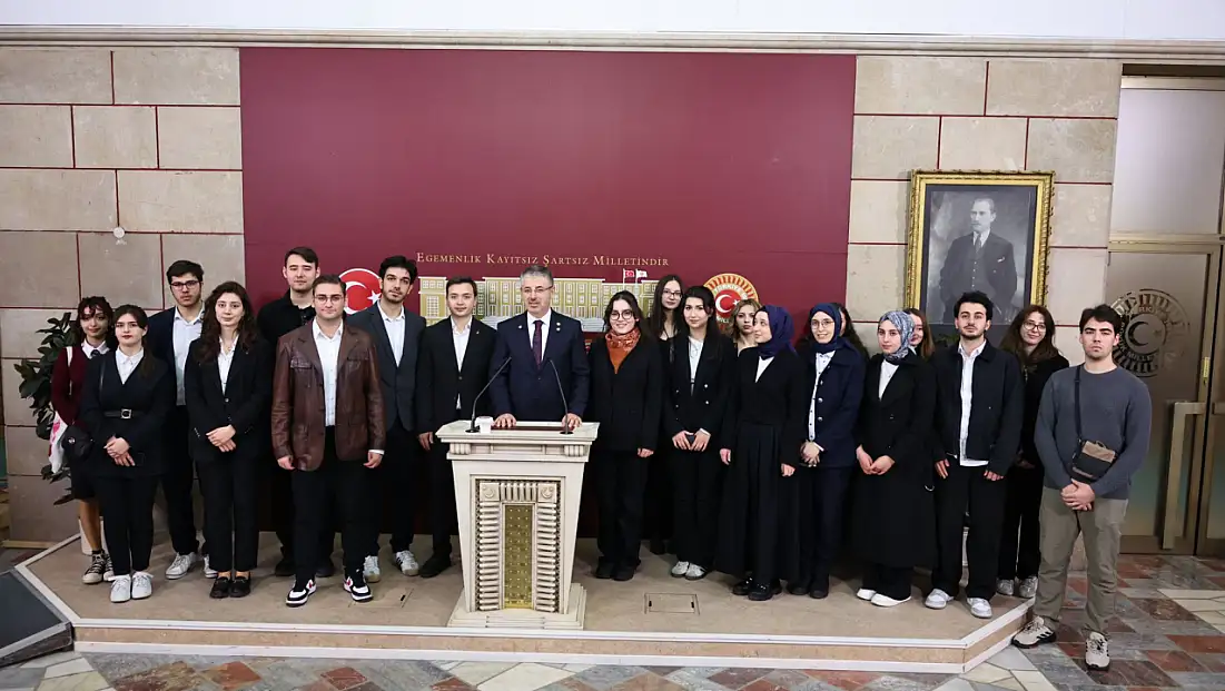 TBMM’de Kayserili misafirler! Şaban Çopuroğlu ile bir araya geldiler